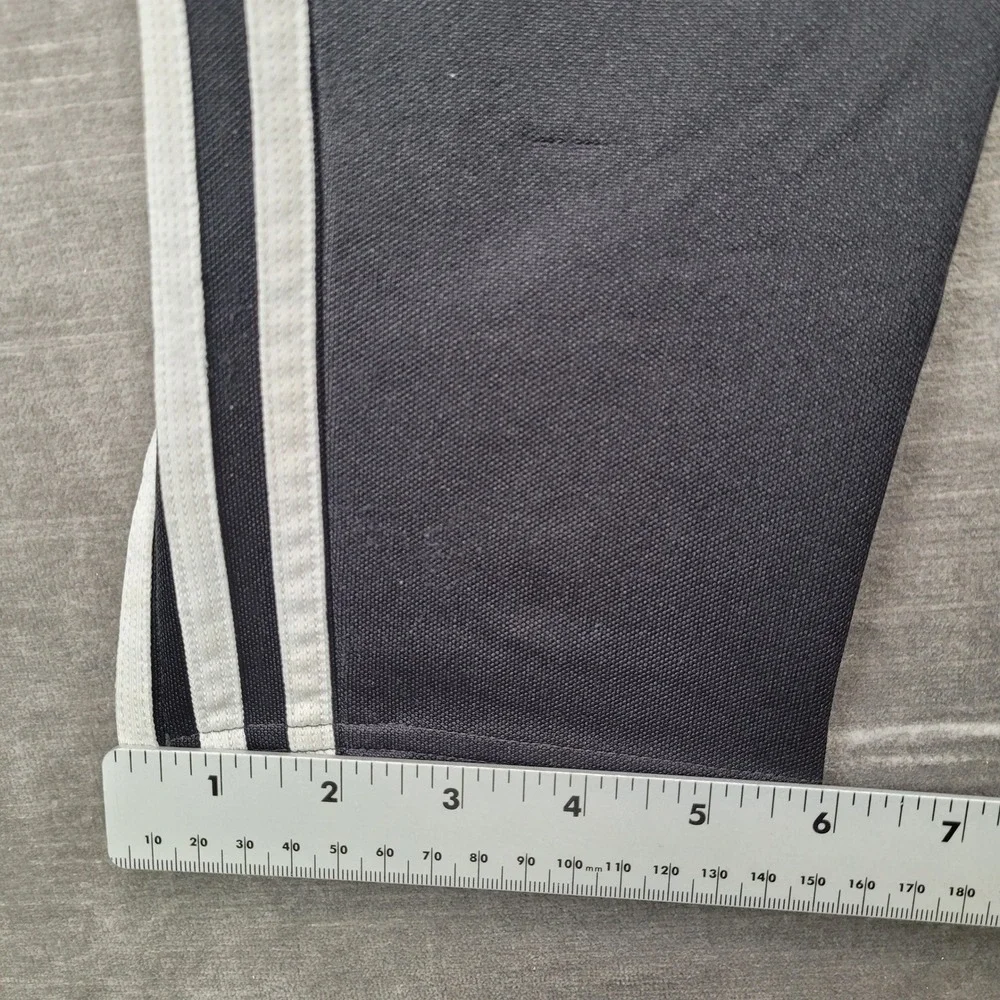 Adidas Mens Tiro Aeroready Track Pants Black White‎ Striped Size M Tapered Leg